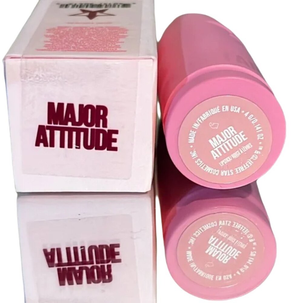 Jeffree Star MAJOR ATTITUDE Velvet Trap LIPSTICK Soft MATTE Vibrant BERRY Glam - Picture 7 of 7